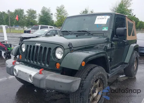 2010 Jeep Wrangler Sahara из США, поврежденный, VIN 1J4AA5D19AL133321